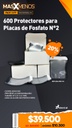 600 Protectores para Placas de Fosfato N°2 ZT Dental