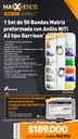 1 Set de 50 Bandas Matriz preformada con Anillo NiTi A3 tipo Garrison ZT Dental + Regalo