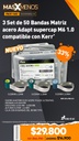 3 Set de 50 Bandas Matriz acero Adapt supercap tipo Kerr M6 1.0 ZT Dental