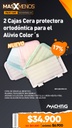 2 Cajas Cera protectora ortodóntica para el Alivio Color´s Machtig