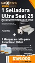 1 Selladora Ultra Seal 25 Machtig + 2 Mangas para Esterilizar Machtig