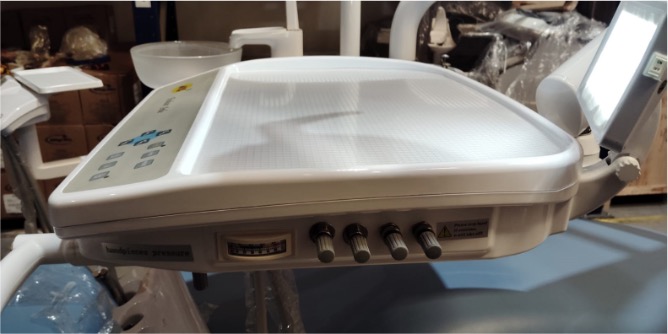 Sillón dental AA con taburete 2° Selección Anle (estructura blanca)