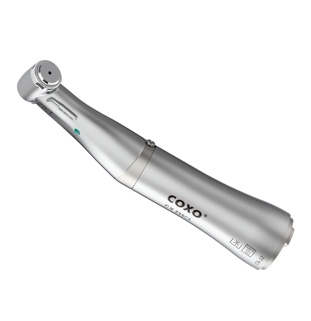 Contrángulo Push Led Reducción 20:1 Coxo CX235C6-22 (Anillo verde)