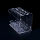 Organizador Porta Jeringas acrílico con bandeja Cotisen