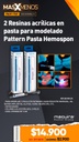 2 Resinas acrílicas en pasta para modelado Pattern Pasta Hemospon Maquira Group