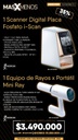 1 Scanner Digital Placa Fosfato i-Scan + 1 Equipo de Rayos x Portátil Mini Ray Woodpecker