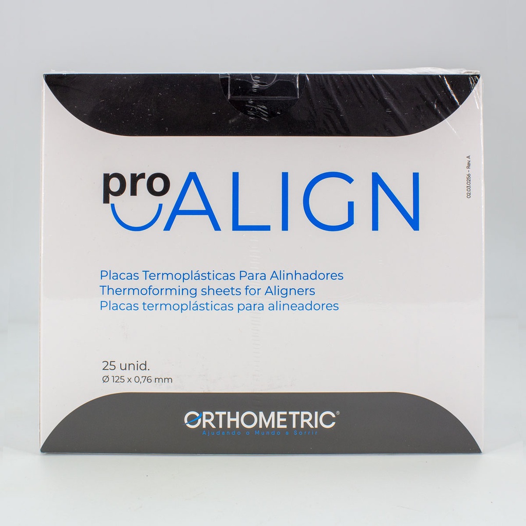 Placas Termoplásticas para Alineadores Pro-Align Orthometric