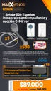 1 Set de 500 Espejos intraorales antiempañante y succión C-Mirror Coxo + Regalo
