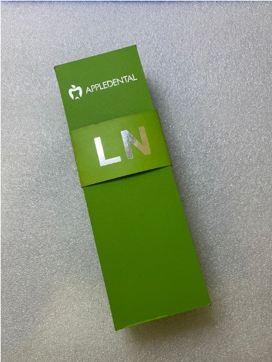 Contrángulo Push Led Reducción 20:1 L 2° Selección Appledental (Anillo verde)