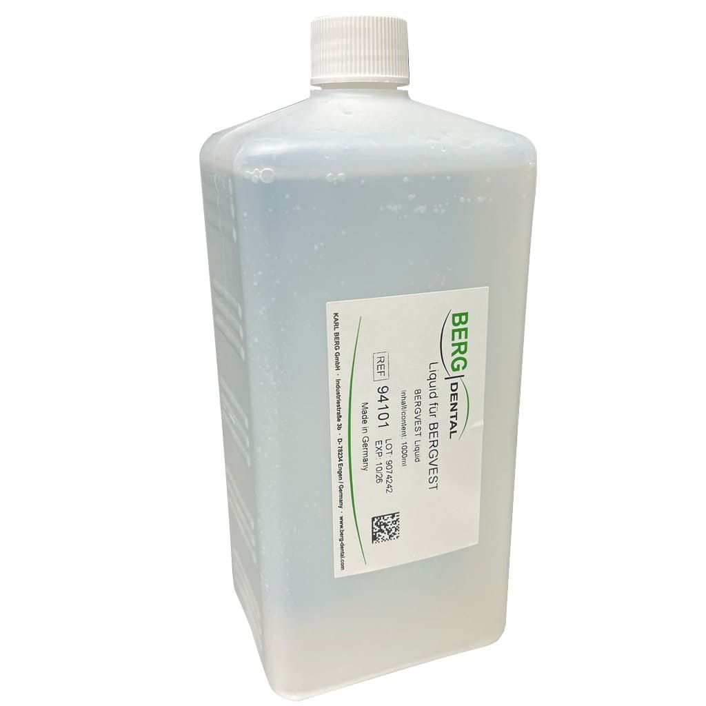 20 kg Polvo Revestimiento para esqueléticos Bergvest + 1 lt Líquido Bergvest Berg dental