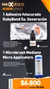 1 Adhesivo fotocurado RubyBond 5a. Generación Incidental + 1 Microbrush Micro Applicators ZT Dental