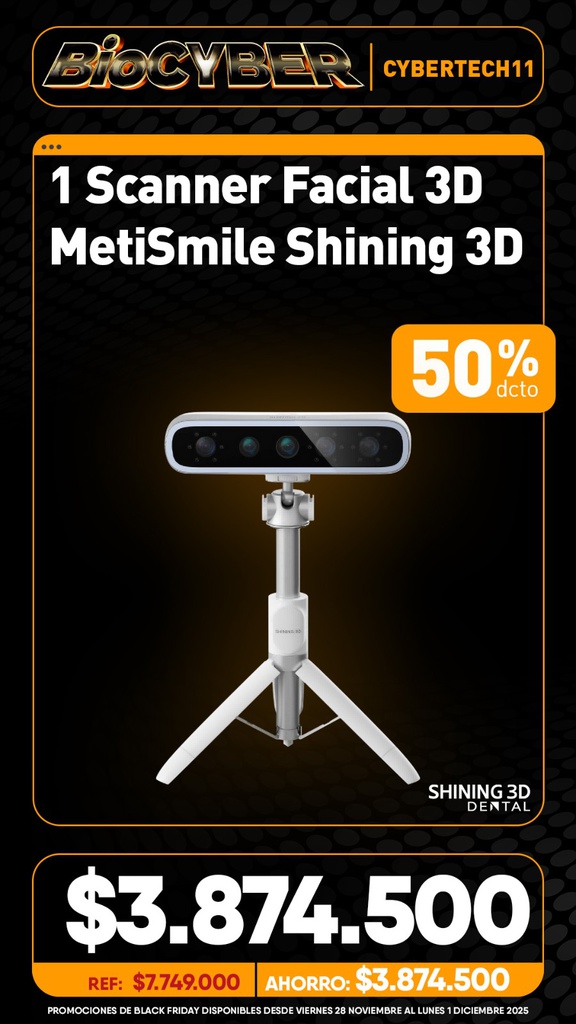 1 Scanner Facial 3D MetiSmile Shining 3D