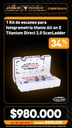 1 Kit de escaneo para fotogrametría titanio All on X Titanium Direct 2.0 ScanLadder