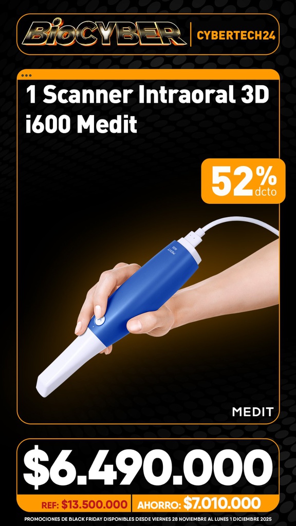 1 Scanner Intraoral 3D i600 Medit
