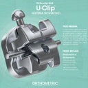 Brackets Autoligado Orthoclip SLB U-Clip Orthometric