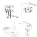 Sillón dental HG Plus 2025 con taburete Anle (estructura blanca)