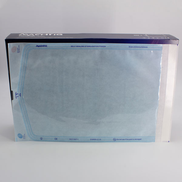 Bolsas de esterilización en AUTOCLAVE, autoadhesivas (90x260 mm)