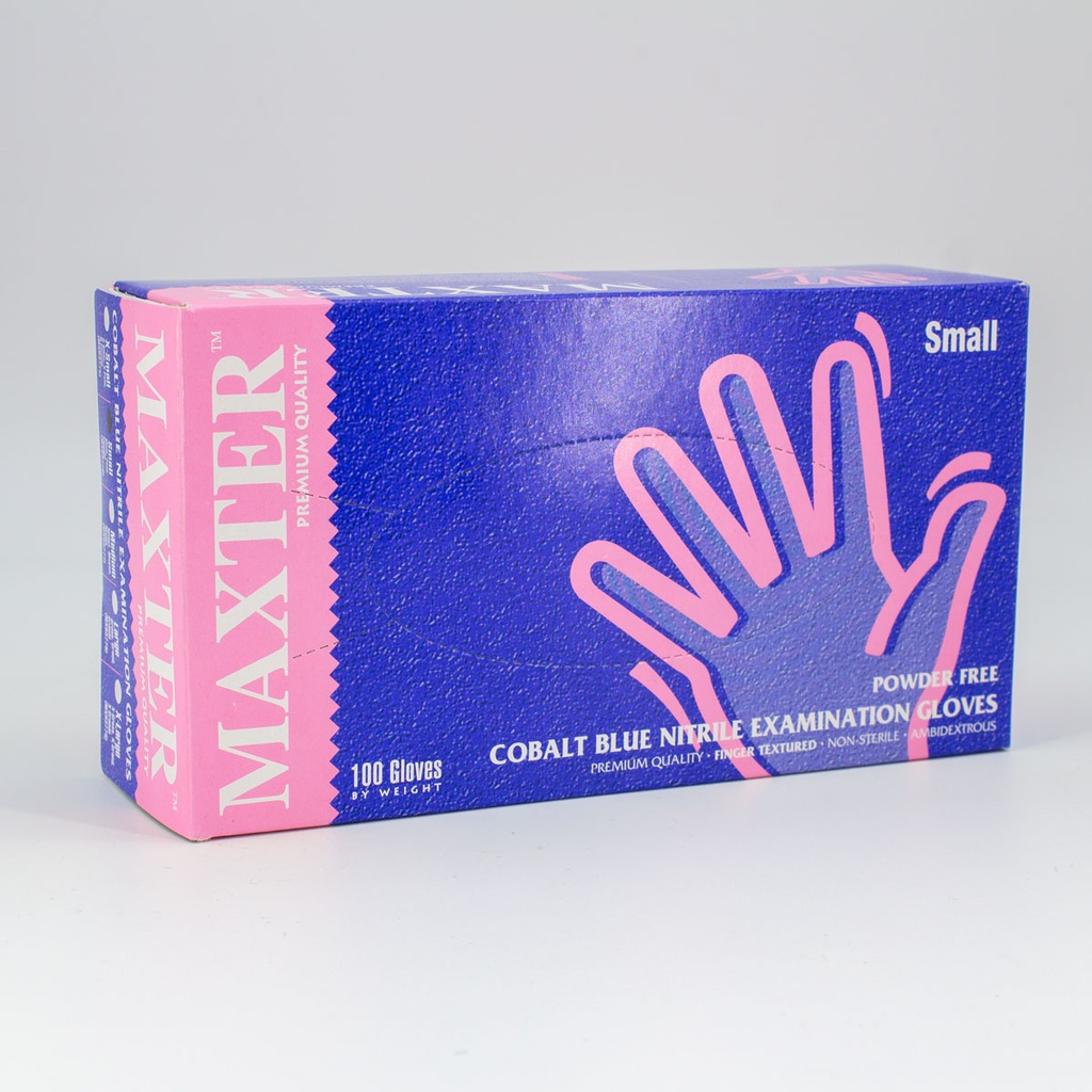 Guantes de Nitrilo Azul Maxter