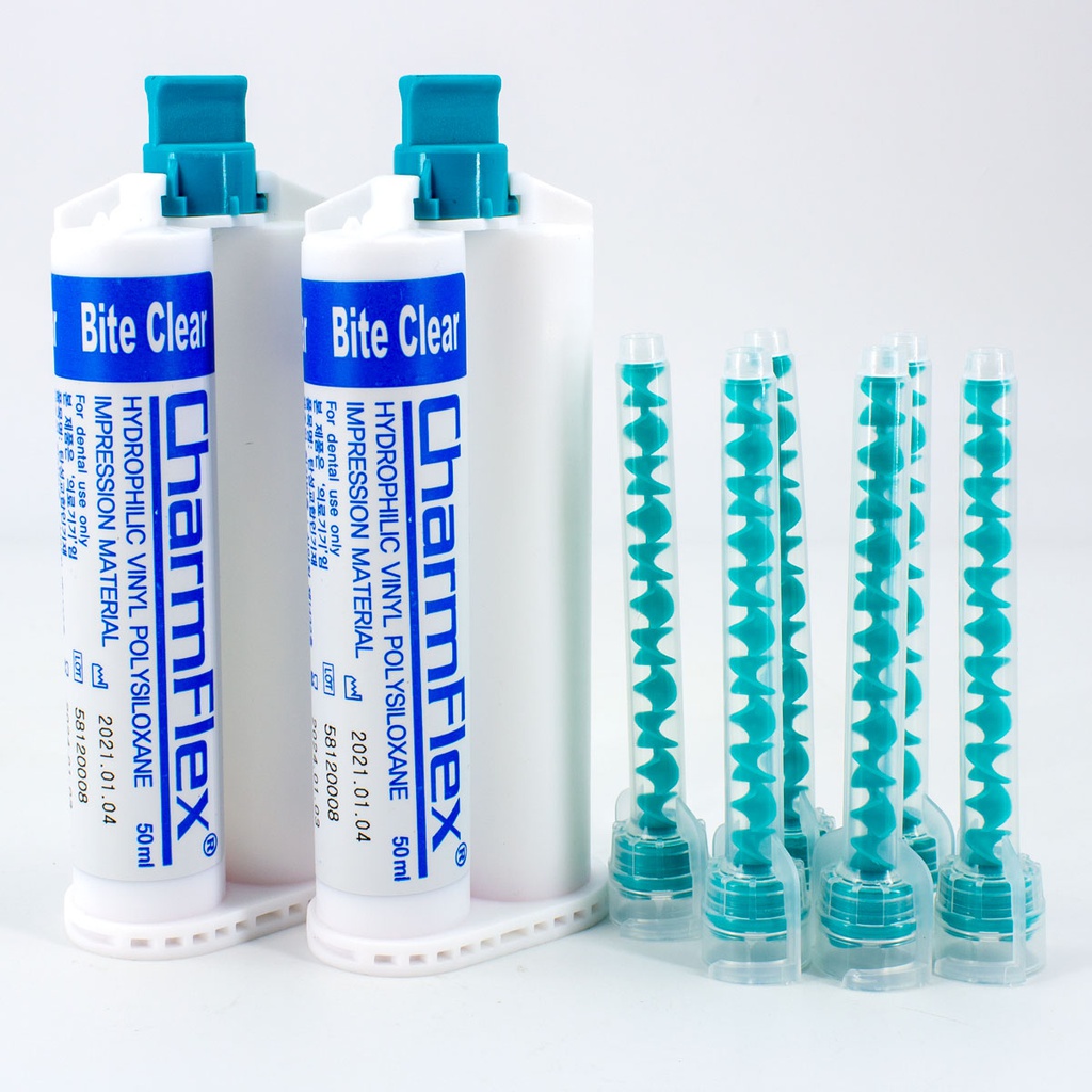 Silicona Adición Registro Mordida Bite Clear CharmFlex Dentkist