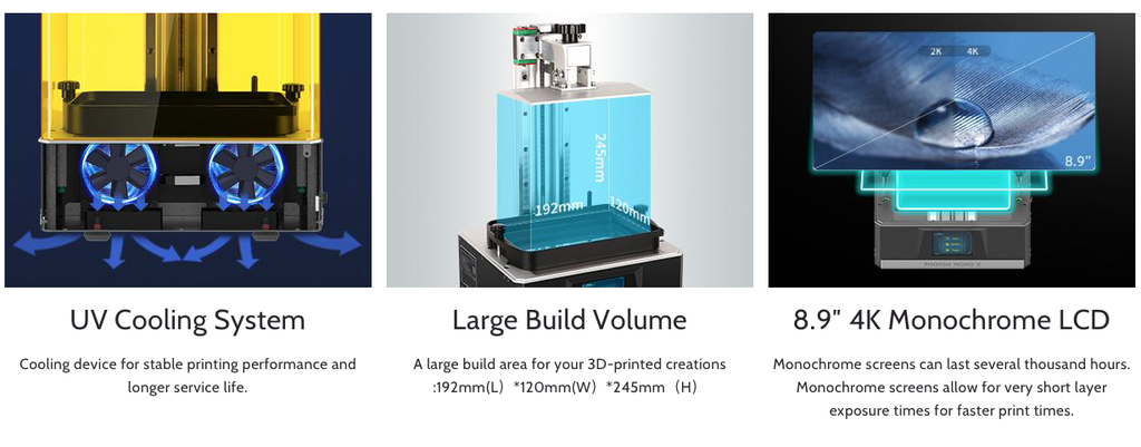 Impresora digital 3D Photon Mono X (UV LCD) Anycubic