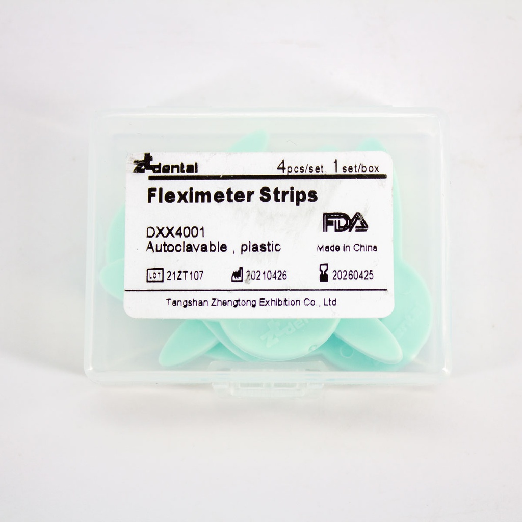 Calibrador siliconado Flexible Fleximeter Strips ZT Dental