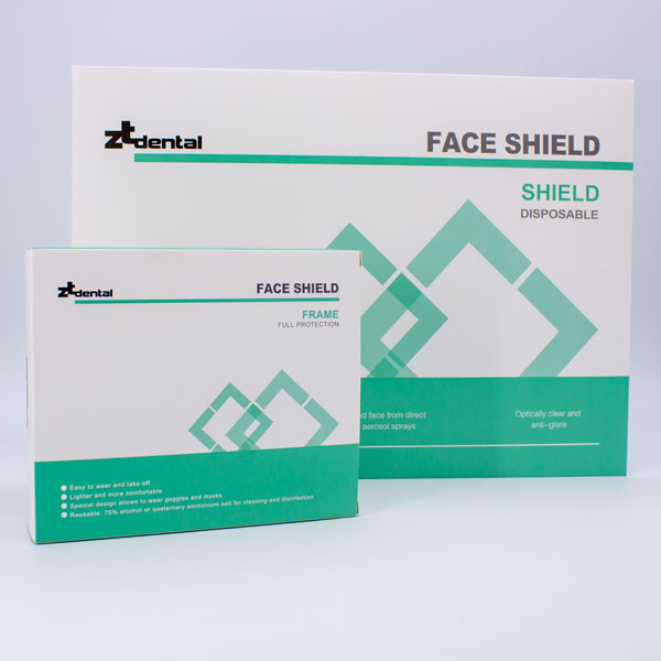 Protector Facial Face Shield Antifog con 10 láminas ZT Dental