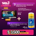3 Jeringas Ácido grabador Total Etch 37% Premium grip 3 gr c/u