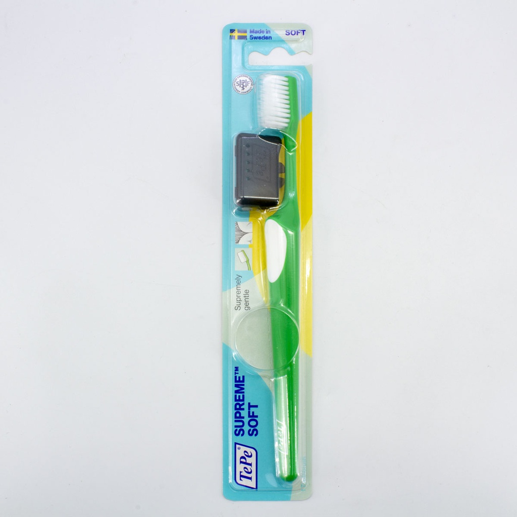 Cepillo Dental Supreme con protector cabezal Tepe 352688K