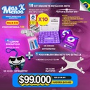 10 Kit Brackets Roth Advanced Series Orthometric + 1 Posicionador Brackets tipo Estrella +1 Llavero Muelita Dentástico Orthometric