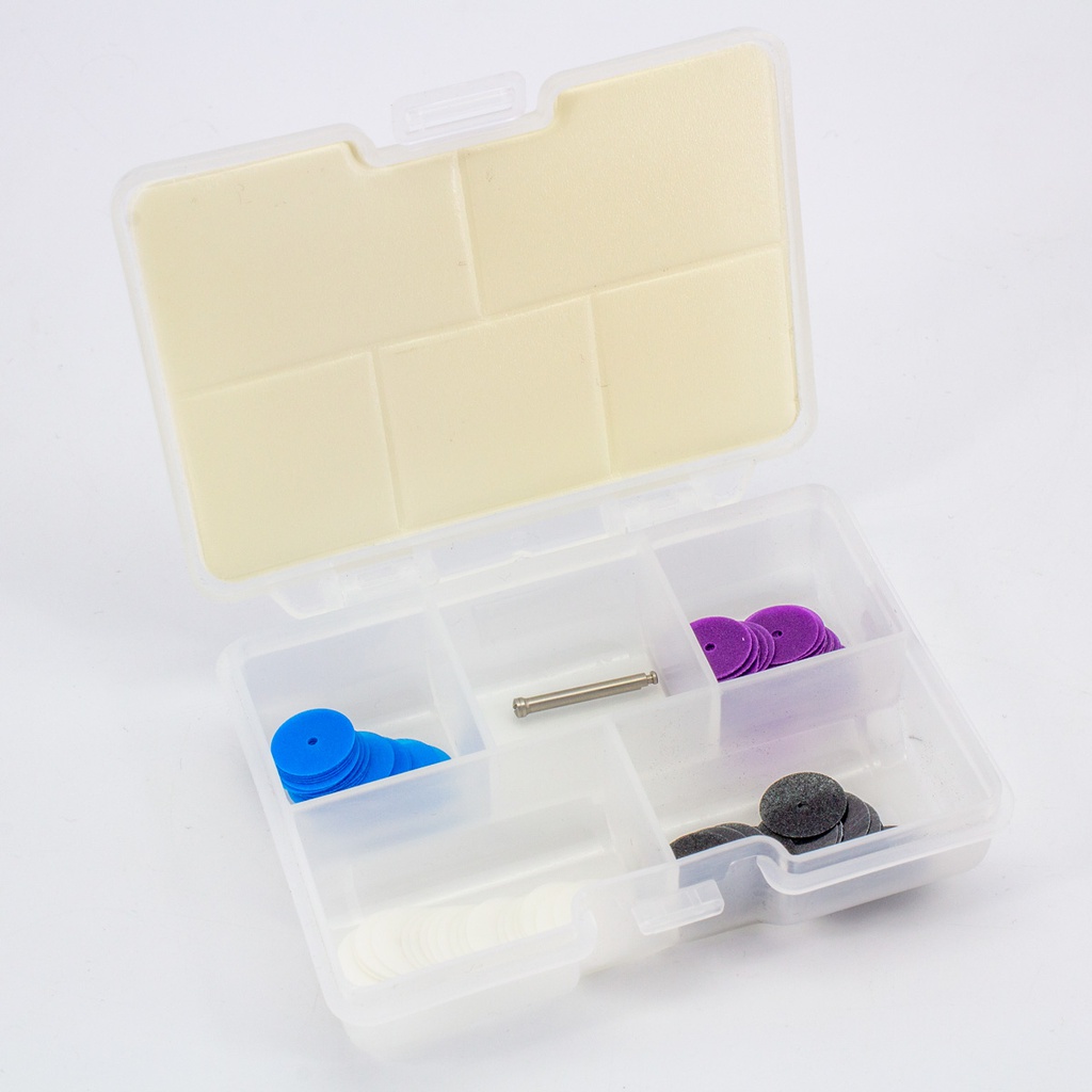 Kit Discos Pulido doble + Porta Discos ZT Dental