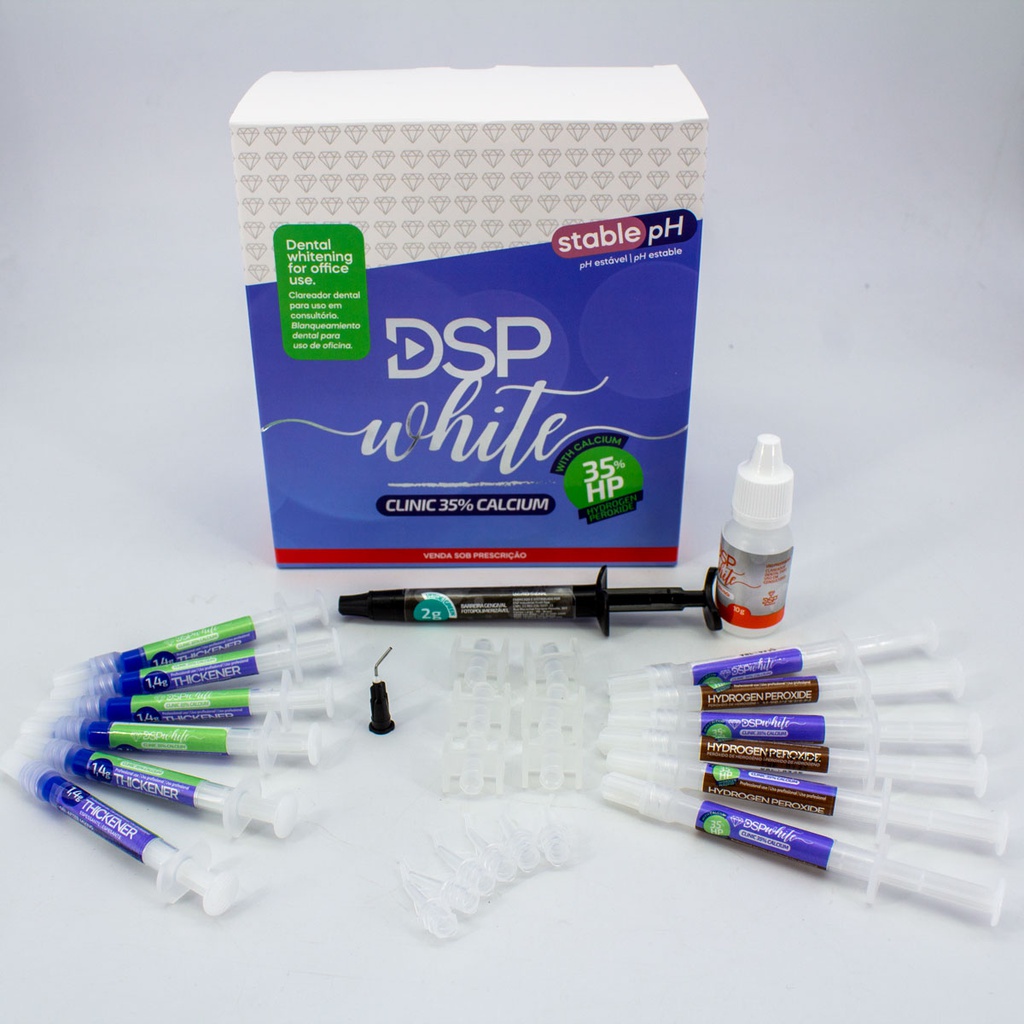 Kit Blanqueamiento White Clinic 35% Calcium HP DSP