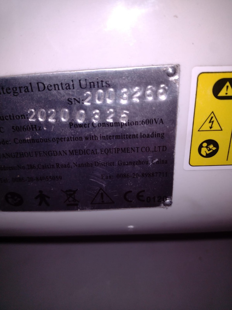 Sillón Dental QL2028 2° Selección Fengdan