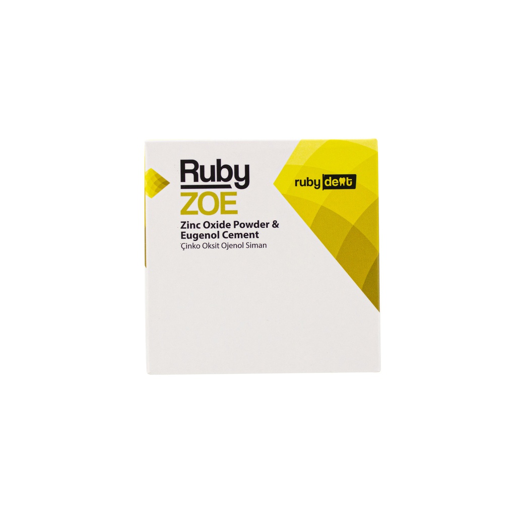 Cemento Óxido de Zinc con yodoformo RubyZOE Incidental
