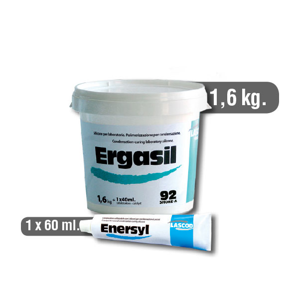 Set Silicona Ergasil/Enersyl 92 Shore A Lascod