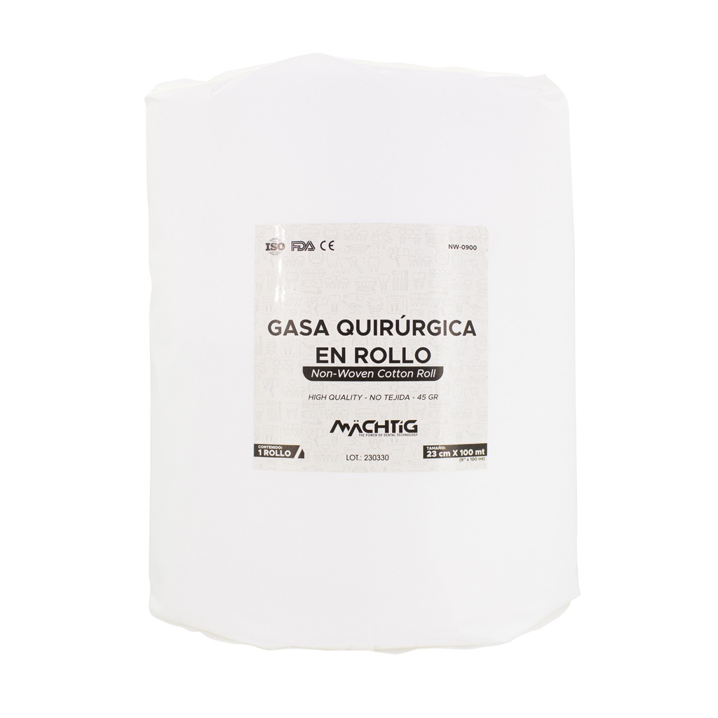Gasa Quirurgica Non woven en Rollo Machtig
