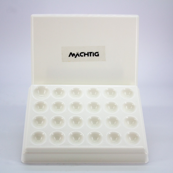 Loseta plástica de Mezcla para maquillaje 24 cavidades Machtig