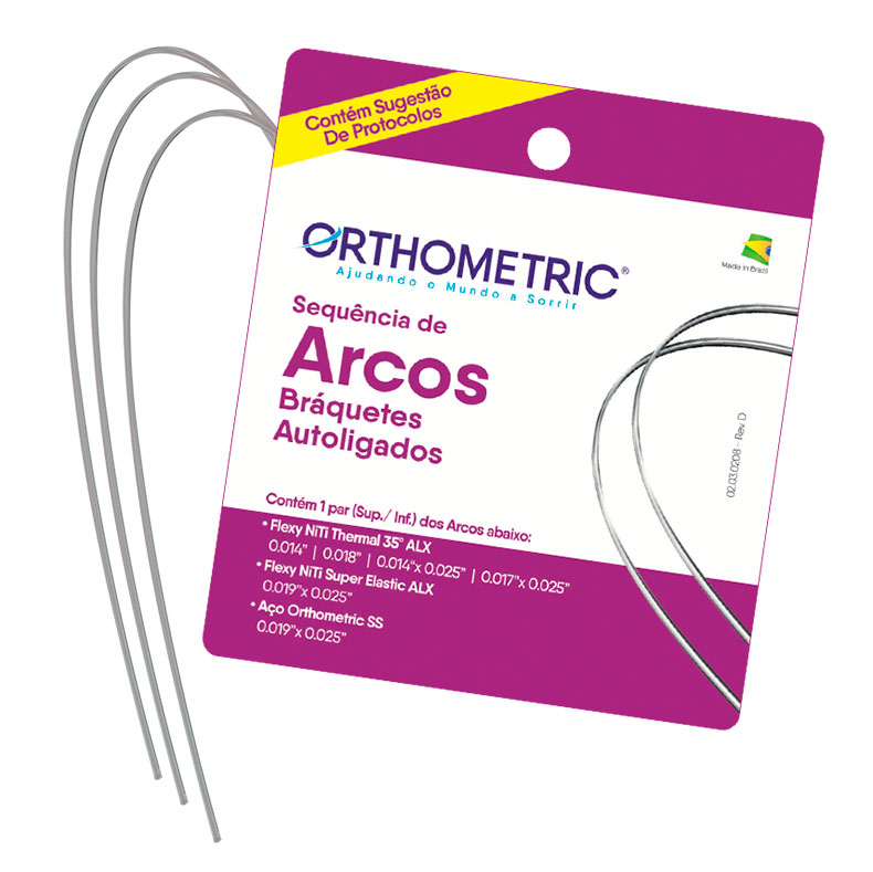 Set Secuencia Arcos para Autoligado Orthometric