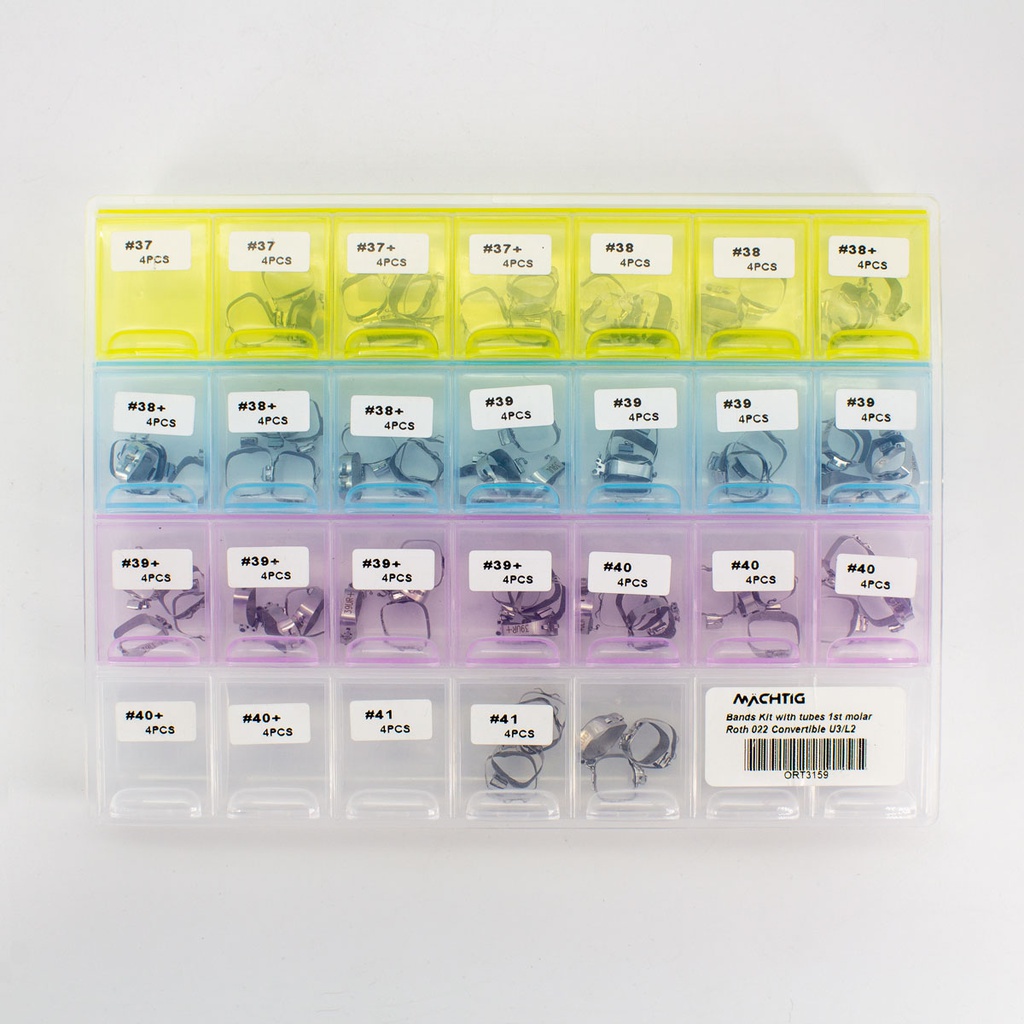 Kit 100 Bandas con tubos Convertibles Machtig