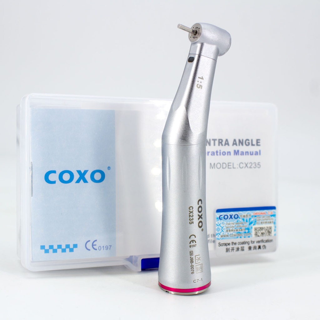 Contrángulo Push led Multiplicador 1:5 CX235 Coxo (Anillo rojo)