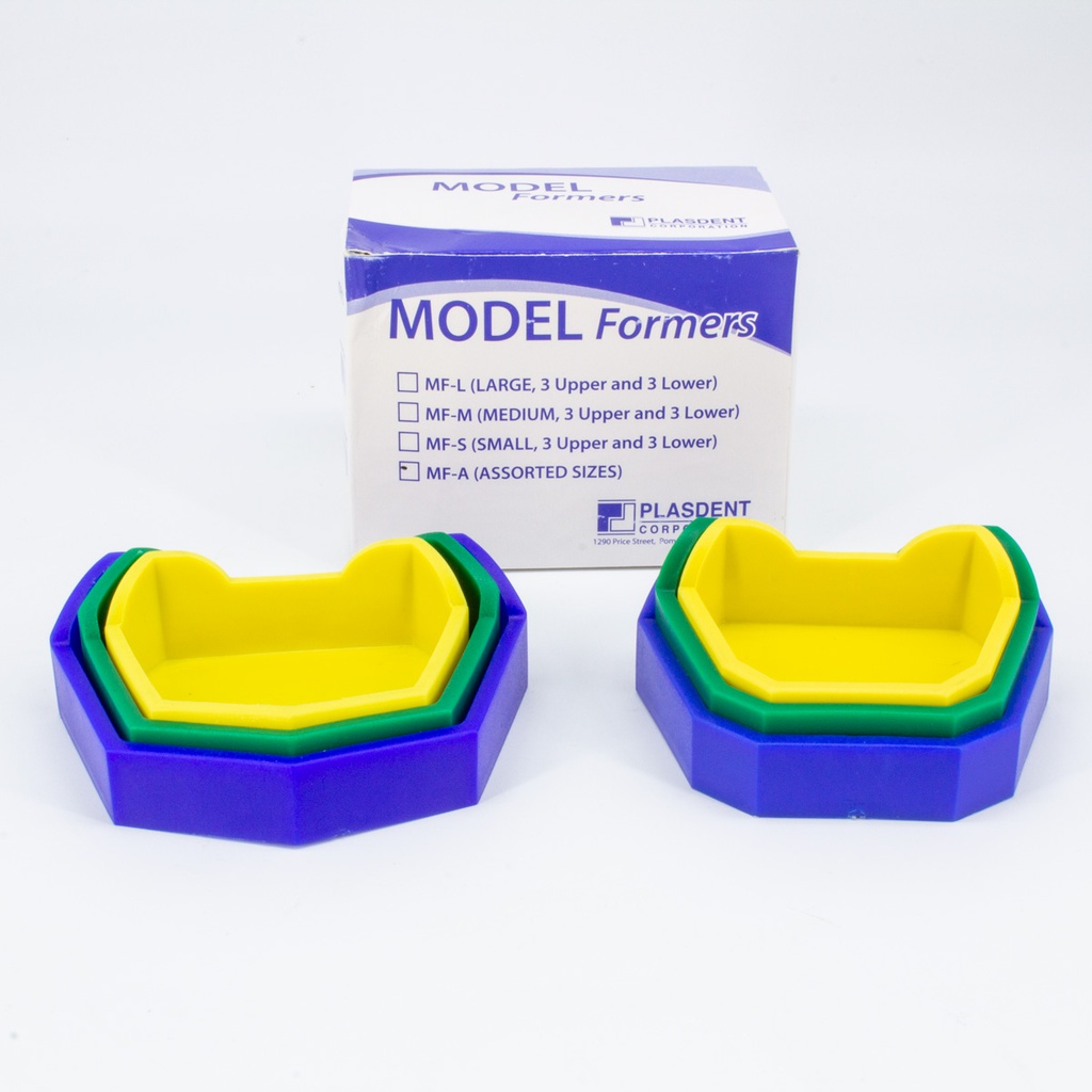 Set Zócalos bases para Modelos de yeso Plasdent