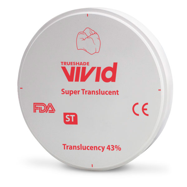 Disco Zirconio Super Translucidez ST Vivid