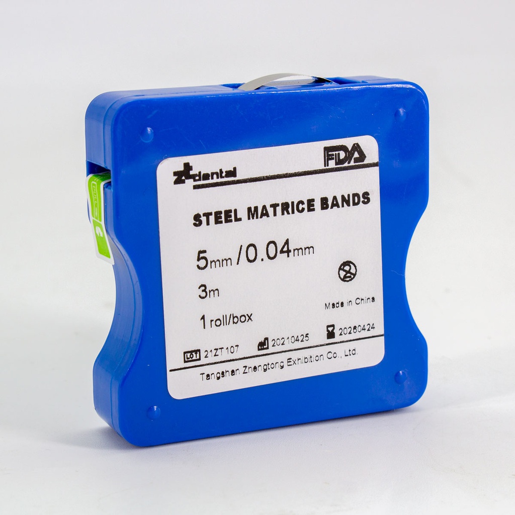 Banda Matriz Acero Matrice band M1 4.0 ZT Dental