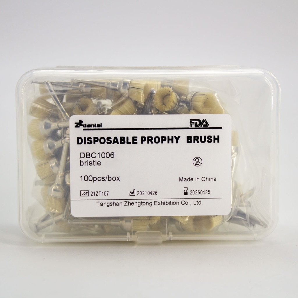 Escobillas para Profilaxia Copa Cerdas naturales ZT Dental