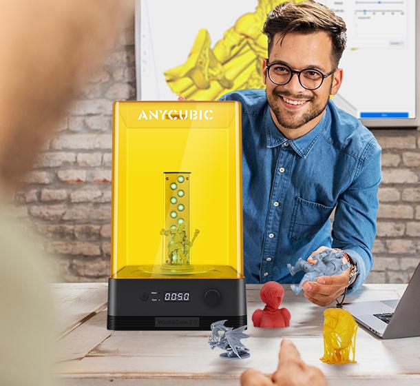 Equipo Lavado y Curado para Impresiones 3D Wash &amp; Cure 2.0 Anycubic