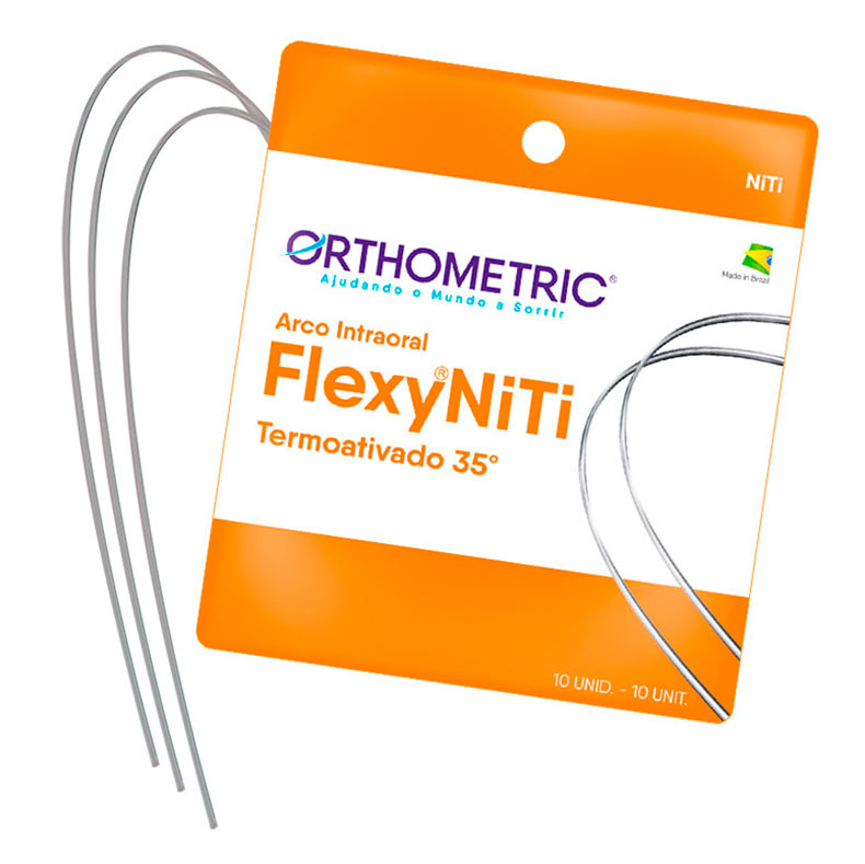 Arcos Flexy NiTi Termoactivado Redondo Orthometric