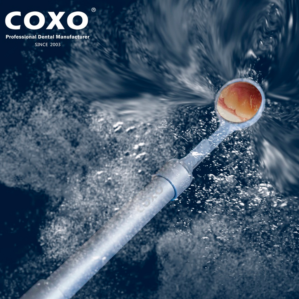 Sistema de Espejo intraoral antiempañante y succión C-Mirror Coxo