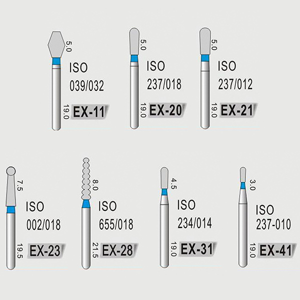 Fresa de Diamante EX FG x 1 Machtig