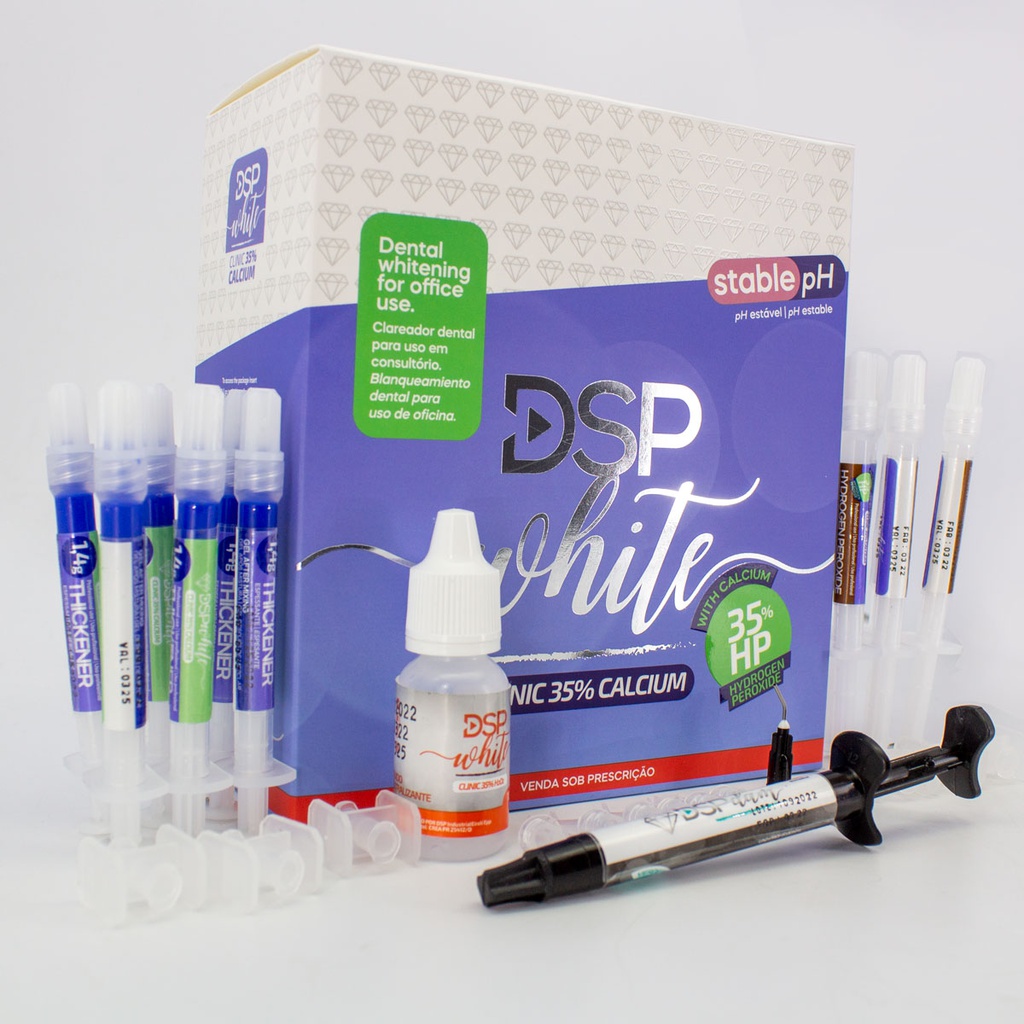 Kit Blanqueamiento White Clinic 35% Calcium HP DSP White