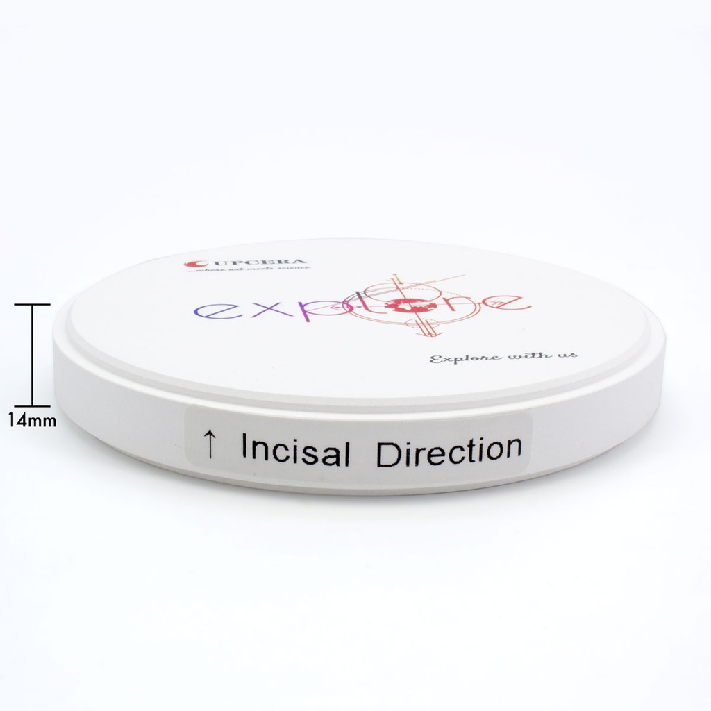 Disco Zirconio Explore Functional Multi TT 14 mm Upcera