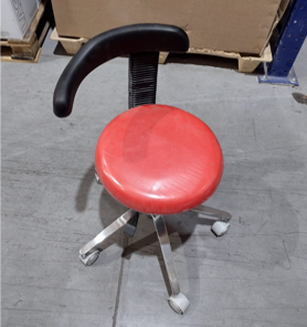 Taburetes con apoya brazo base metálica 2° Selección Machtig